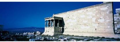 Parthenon Complex Athens Greece Canvas Art - Panoramic Images Canvas Art