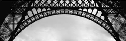Close Up Of Eiffel Tower Paris France Canvas Art - Panoramic Images (18 x 6) Canvas Art