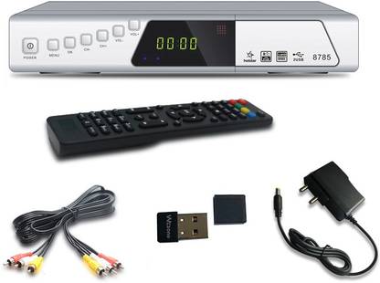 Wezone STB 8785 DVB-S2 TV Receiver 1080 Full HD Set Top Box Media Streaming Device