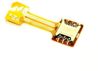 Divye Electronics Solutions Hybrid SIM Slot Adapter, Avails You To Run 2 SIM And Micro SD Card, All At A Time (Nano to Nano Sim Slot) Sim Adapter (Plastic) Sim Adapter