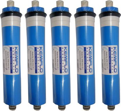 Kemflo 75 GPD membrane For RO Water Filter/Purifier Pack Of 5 String Filter Cartridge