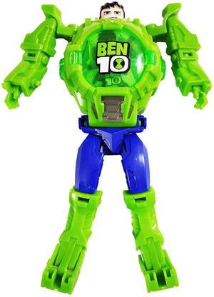 NV COLLECTION Kids Ben 10 Alien Force Hero watch Transformer Robot Toy