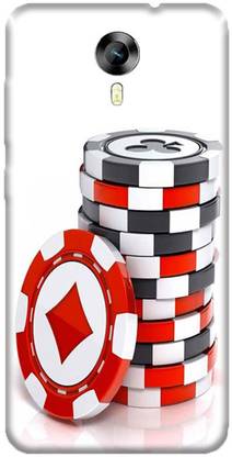 LEEMARA Back Cover for Micromax Canvas Xpress 2 E313-Casion Chips, Printed Back Cover