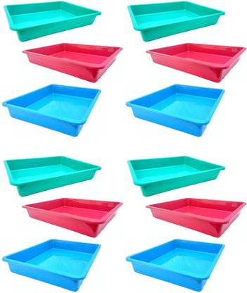 little monkey Rectangular Shape Multipurpose Organizer Plastic Tray Plastic Fruit & Vegetable Basket