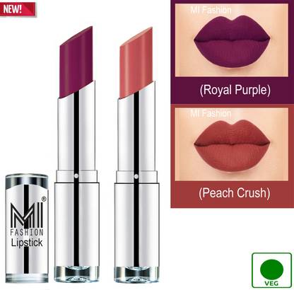MI FASHION 100% Veg and Vitamin e Enriched Long Stay Soft Matte Addiction Lipstick Code-315