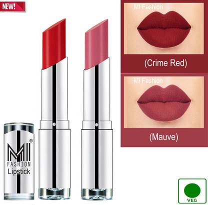 MI FASHION 100% Veg and Vitamin e Enriched Long Stay Soft Matte Addiction Lipstick Code-297