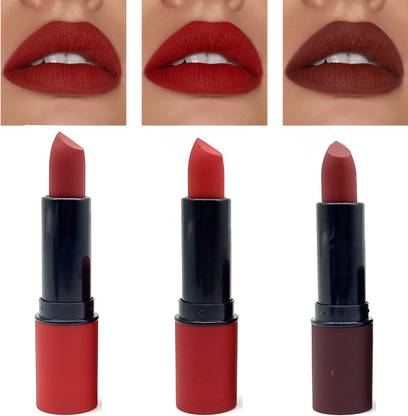 ZODAK Lip Stuck Amplified Lipstick (Pack of 3 )
