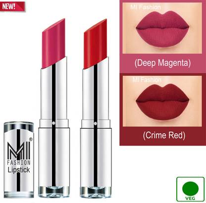 MI FASHION 100% Veg and Vitamin e Enriched Long Stay Soft Matte Addiction Lipstick Code-396