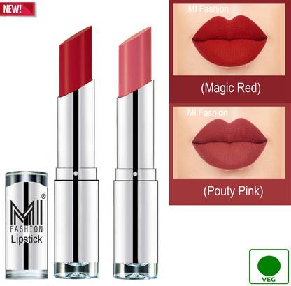 MI FASHION 100% Veg and Vitamin e Enriched Long Stay Soft Matte Addiction Lipstick Code-332