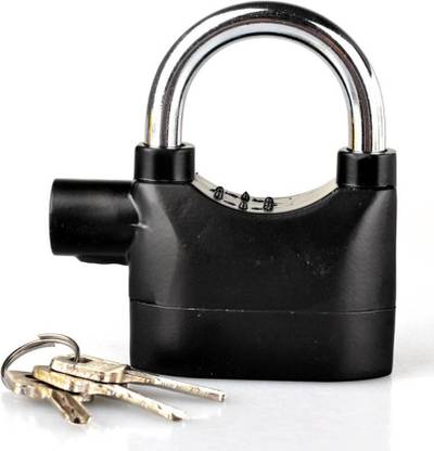 MVKA Alarm Lock Anti Theft Alarm with 3 Key & Replacement Battery Lock