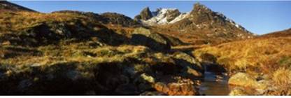 Rock formations Beinn Arthur Arrochar Argyll And Bute Scotland Canvas Art - Panoramic Images (18 x 6) Canvas Art