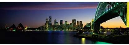 Sydney Australia Canvas Art - Panoramic Images (18 x 6) Canvas Art