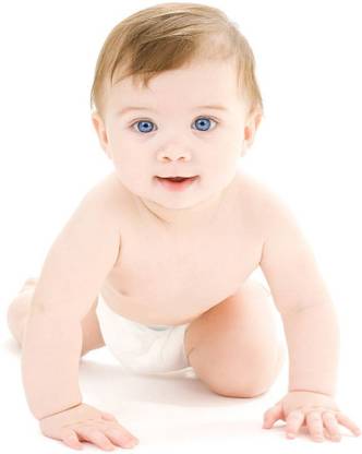 Crawling Baby Boy Poster|Adorable Baby Poster |Poster for Pregnant Women/Expecting Mother|Wall Poster| High Resolution- 300 GSM Poster Paper Print