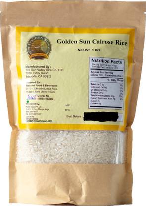 GOLDEN SUN CALROSE MEDIUM GRAIN PREMIUM CALROSE RICE Rice (Medium Grain, Sticky)