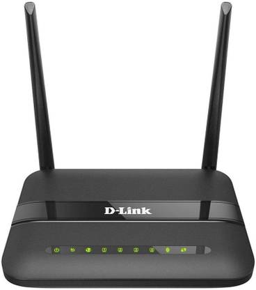 D-Link DSL-2750 Wireless Router 2.4 GHz 300 Mbps Wifi Speed Single Band External Antenna ADSL (Telephone)