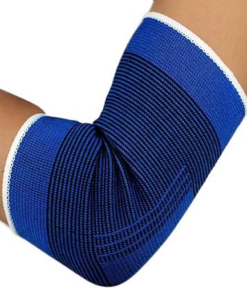futurewizard Elastic Knee Support Pad Brace Arthritis Sleeve Wrap (Free Size, Dark Blue) Splints
