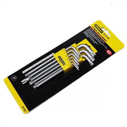 STANLEY 92-624 Tamper Proof Torx Hex Key Allen Key Set