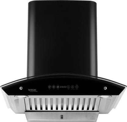 Hindware Cleo HAC 60 Auto Clean Wall Mounted Black 1200 CMH Chimney