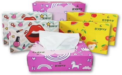 Gypsy Gypsy Ultra Soft 2 Ply Face Tissues Combo Pack 100 Pulls Each Box