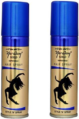 Yarlay Gold Super Hold Hair Spray, 100ml Each, Combo (Pack of 2) Hair Spray