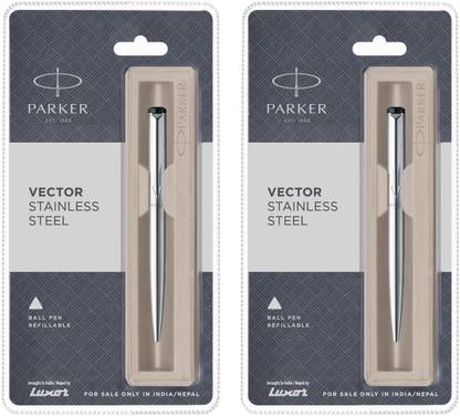 PARKER Vector Stainless Steel CT Ball Pen