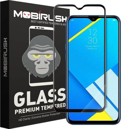 MOBIRUSH Edge To Edge Tempered Glass for Realme C2