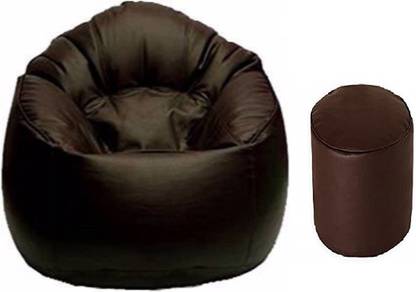 Gunj Jumbo Chair Bean Bag Cover  (Without Beans)