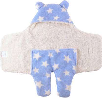 BRANDONN Printed Single Swaddling Baby Blanket for  Mild Winter