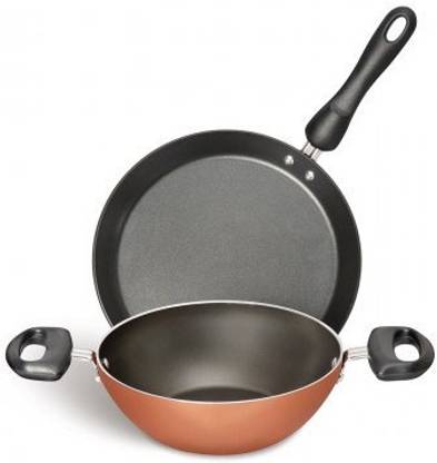 Greenchef Twin Pack Non-Stick Coated Cookware Set