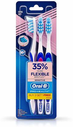 Oral-B Ultra thin sensitive Buy 2 Get 1 Ultra Soft Toothbrush