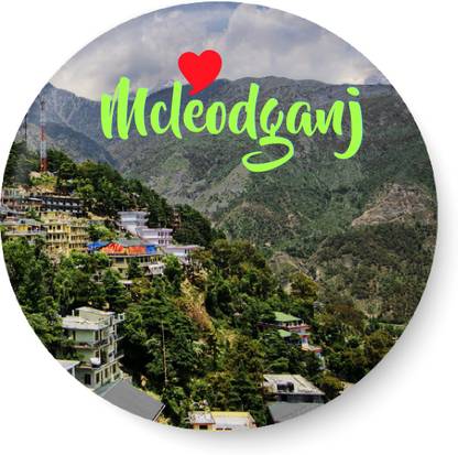PEACOCKRIDE Love Mcleodgani I Travel Memories I Fridge Magnet Fridge Magnet Pack of 1