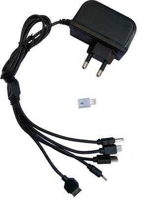 हम्सर 6 in 1 Multi-Mobile Charger With Extra Pin For HT-C077 मोबाइल चार्जर
