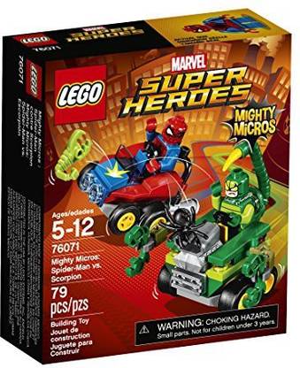 LEGO Super Heroes Mighty Micros: SpiderMan vs. Scorpion 76071 Building Kit