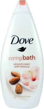 DOVE Caring Bath Almond cream with Hibiscus