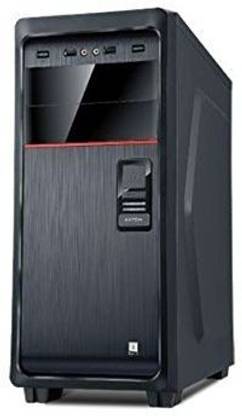 iball Axton Mid-Tower Cabinet with USB 2.0 Ports Compatible with Computer