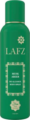 LAFZ Halal Deodorant - Musk Abeer Deodorant Spray  -  For Men