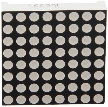 Electrobot 8 x 8 Dot Matrix Common Anode LED Display - Black + White For Arduino, RPi DIY Projects Display Lights Electronic Hobby Kit