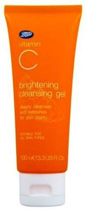 Boots VITAMIN C BRIGHTENING CLEANSING GEL 100 ML Face Wash