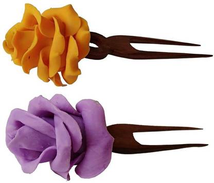 Unique Indian Crafts Hand made wooden Juda stick Bun Stick