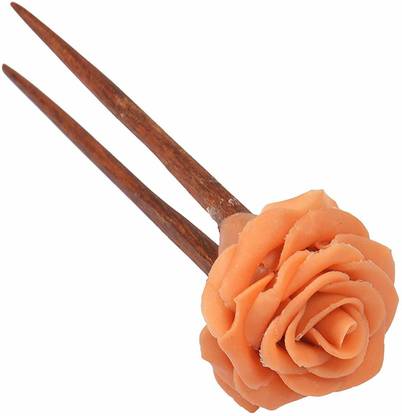 Unique Indian Crafts Hand made wooden Juda stick Bun Stick