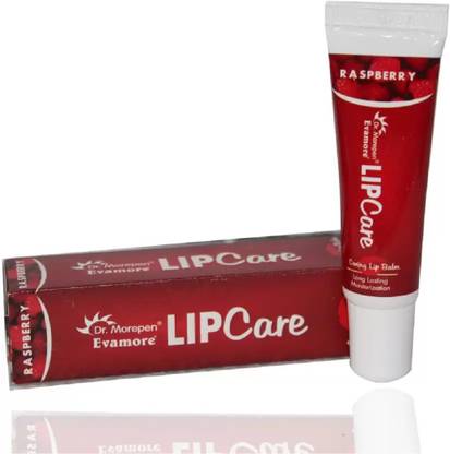 Dr. Morepen Evamore Lip care lip balm Raspberry ( 1 Pc x 10 g) No Color