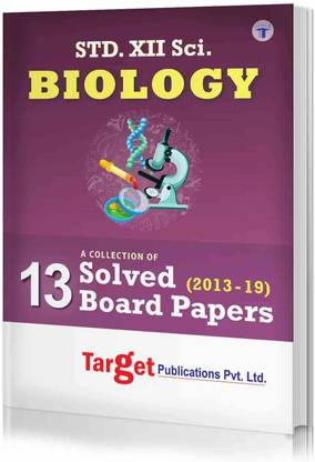 Std. 12th Biology Solved Board Question Papers (Science HSC Maharashtra Board Previous Years Papers From 2013 - 2019)