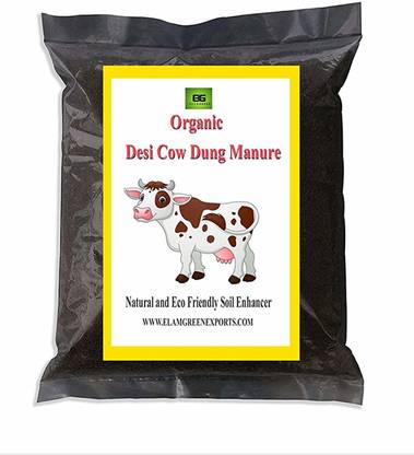 elamgreen Cow dung manure for plants 10kg Fertilizer