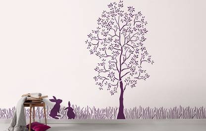 Kayra Decor Pattern DIY Wall Arts for Home Decoration KDS80012 Wall stencil Stencil