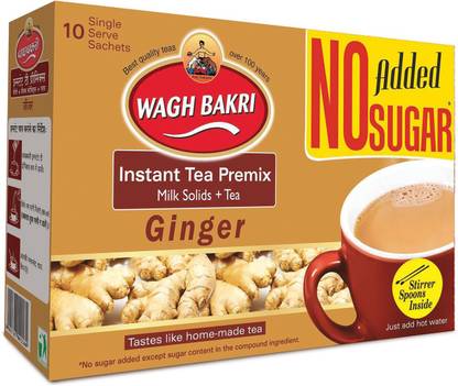 Waghbakri Ginger Instant Tea Premix Instant Tea Box