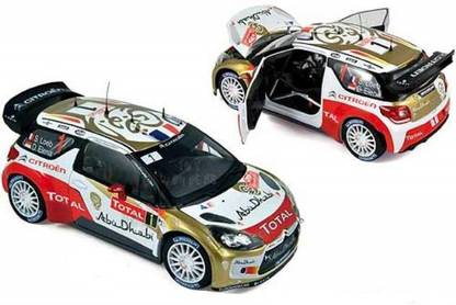 Bburago Die-Cast 1:32 Scale Rally Car - 2013 Citroen WRT #1 (Sebastien Loeb)