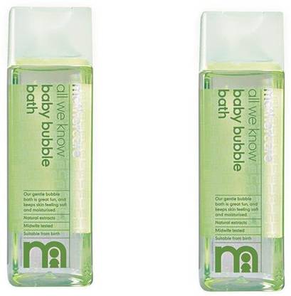 Mothercare All We Know Baby Bubble Bath,( 300ml X2=600ml, Set of 2)