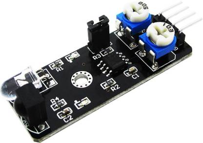 Robokitshop NEW OBSTACLE AVOIDANCE 4 PIN IR SENSOR MODULE FOR DIY ROBOT Micro Controller Board Electronic Hobby Kit