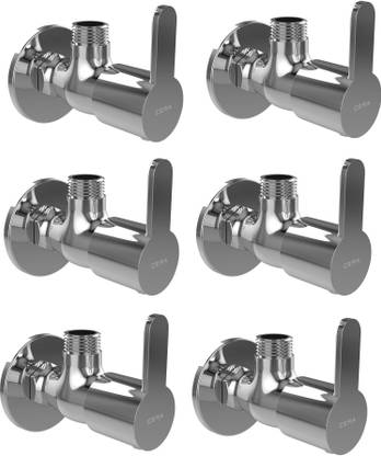 CERA - Angle Valve with Wall Flange Set of 6 pcs Angle Cock Faucet