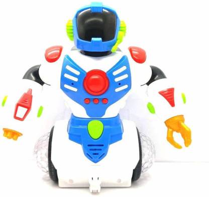 Spacci Dancing Robot with 3D Lights and Music Acceleration (Wagging Hands, Body Movement) with 3D Lights and Music for Kids